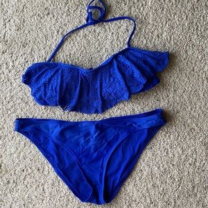 American Eagle Blue Swim Set